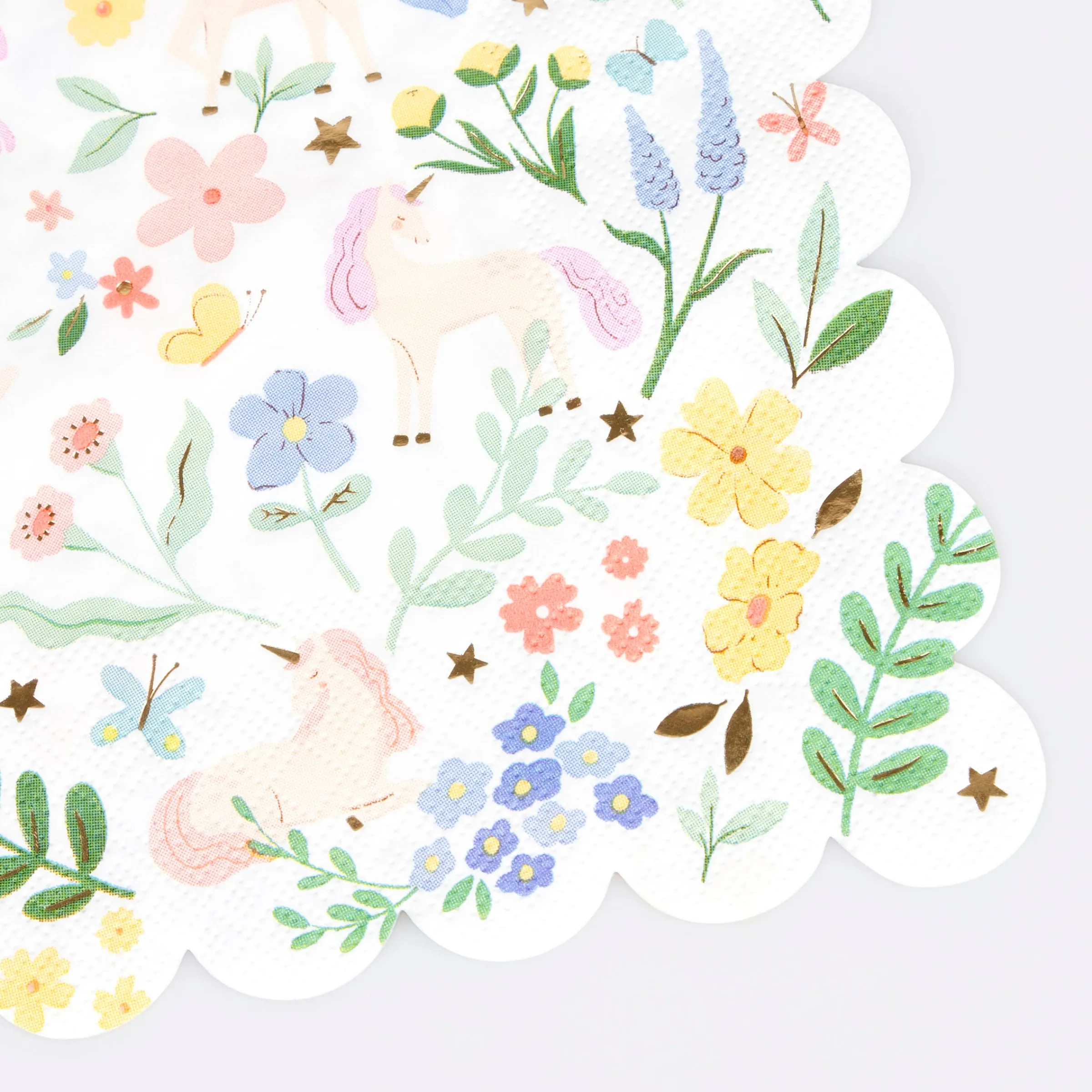 Meadow Unicorns Large Napkins (x 16)>Meri Meri Sale