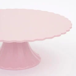 Medium Pink Reusable Bamboo Cake Stand><noscript><img width=