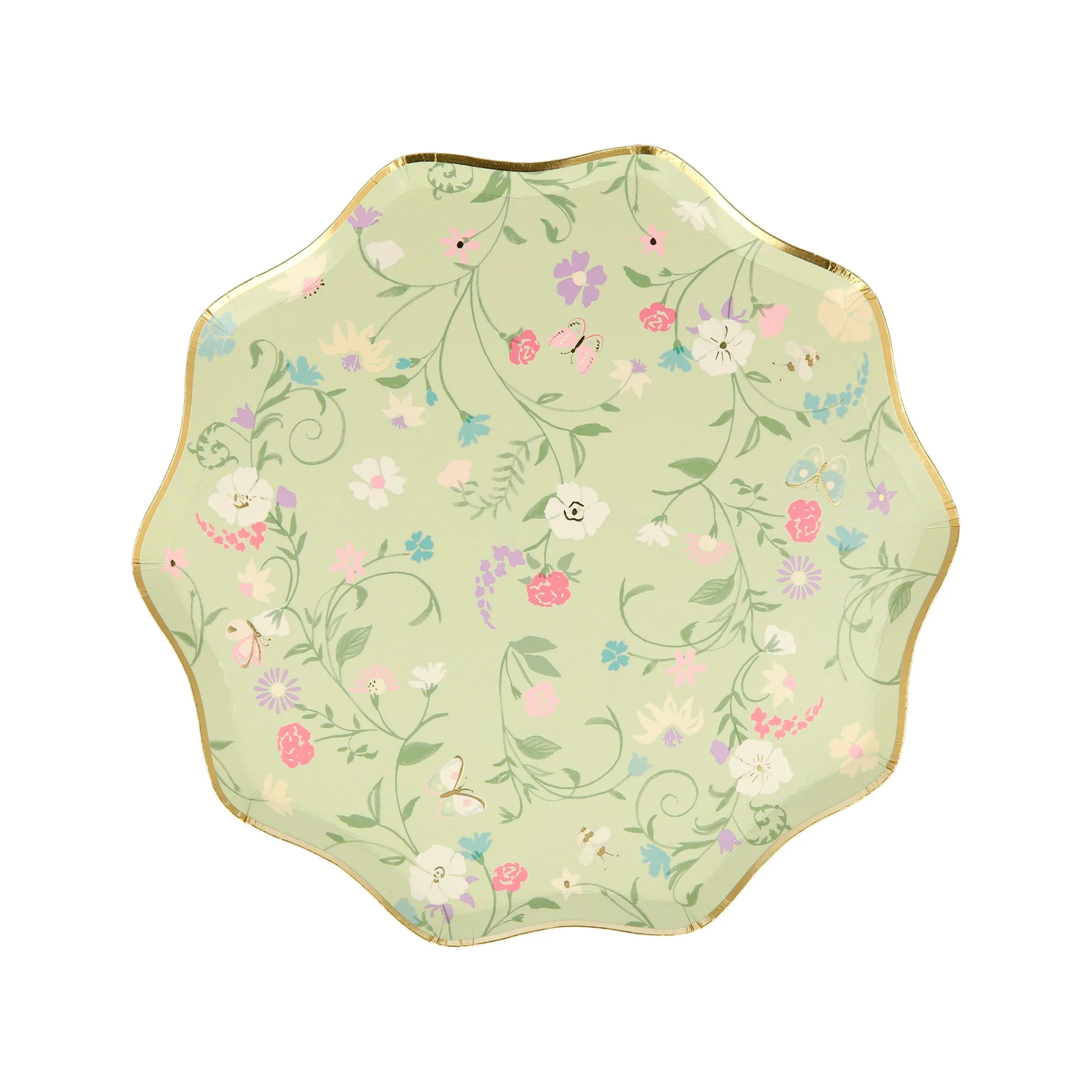 x Ladurée Paris Floral Side Plates (x 8)>Meri Meri Hot