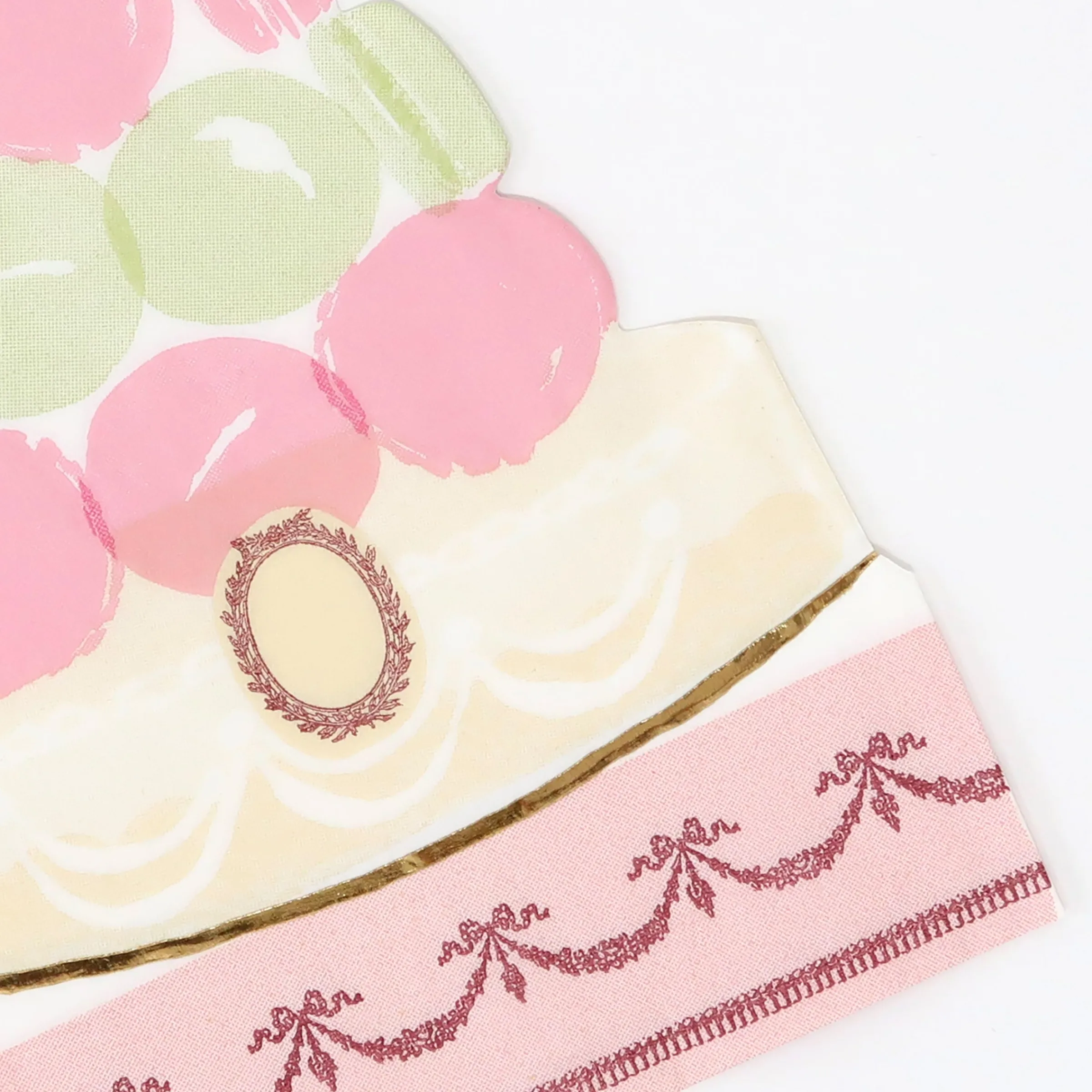 x Ladurée Paris Macaron Pyramid Napkins (x 16)>Meri Meri Best