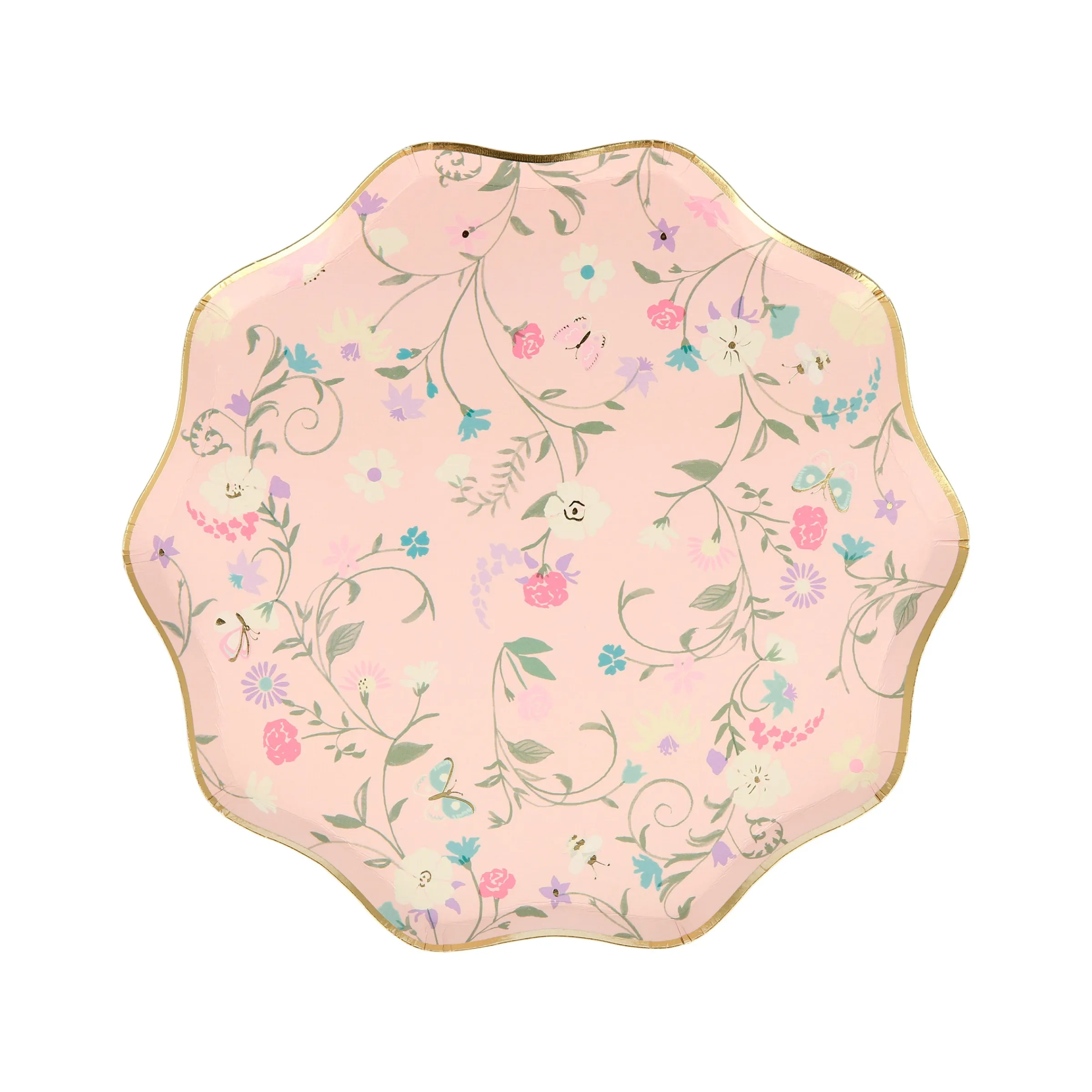x Ladurée Paris Floral Side Plates (x 8)>Meri Meri Hot