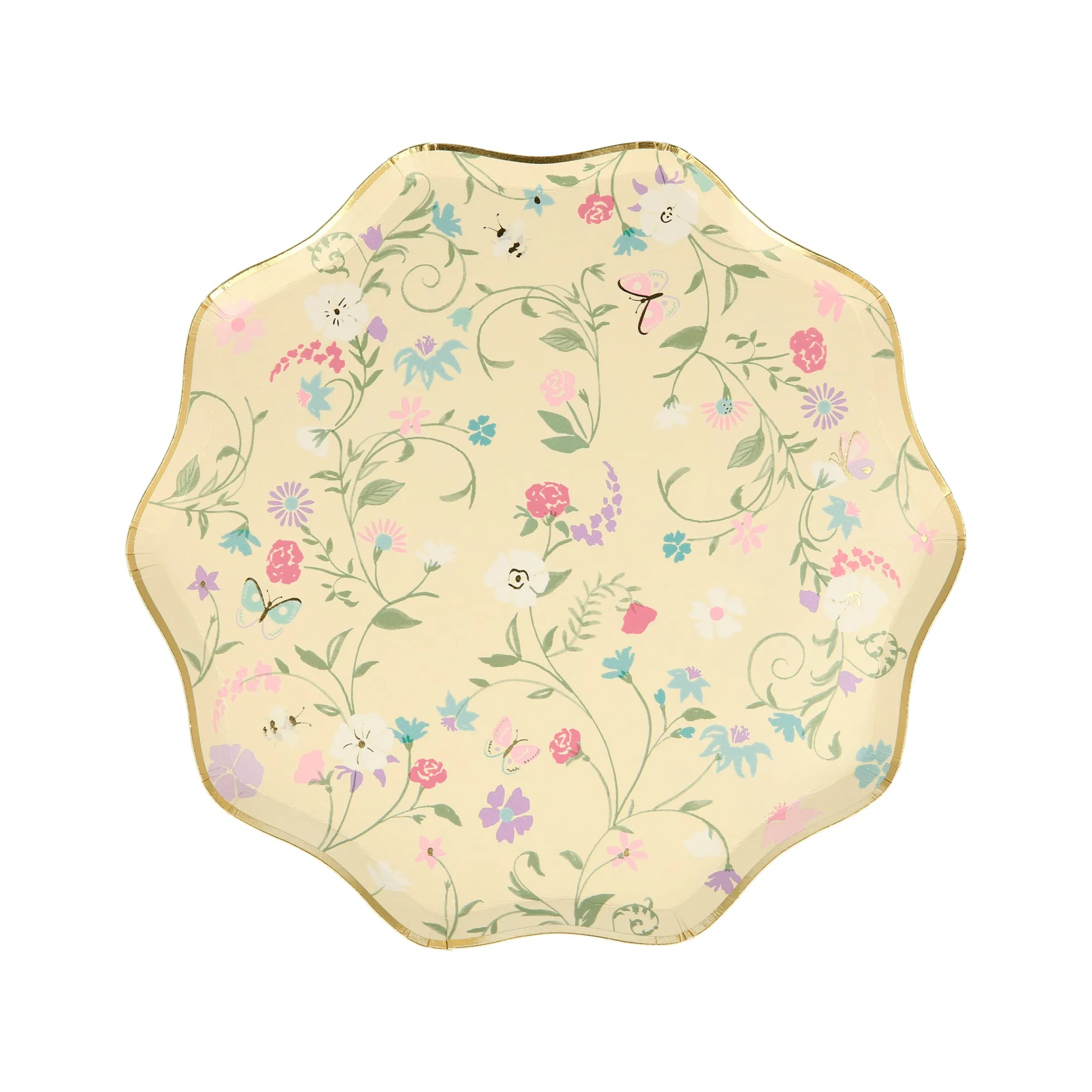 x Ladurée Paris Floral Side Plates (x 8)>Meri Meri Hot