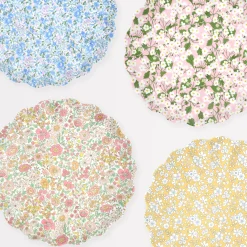x Liberty Mixed Set Reusable Large Plates (x 4)>Meri Meri New