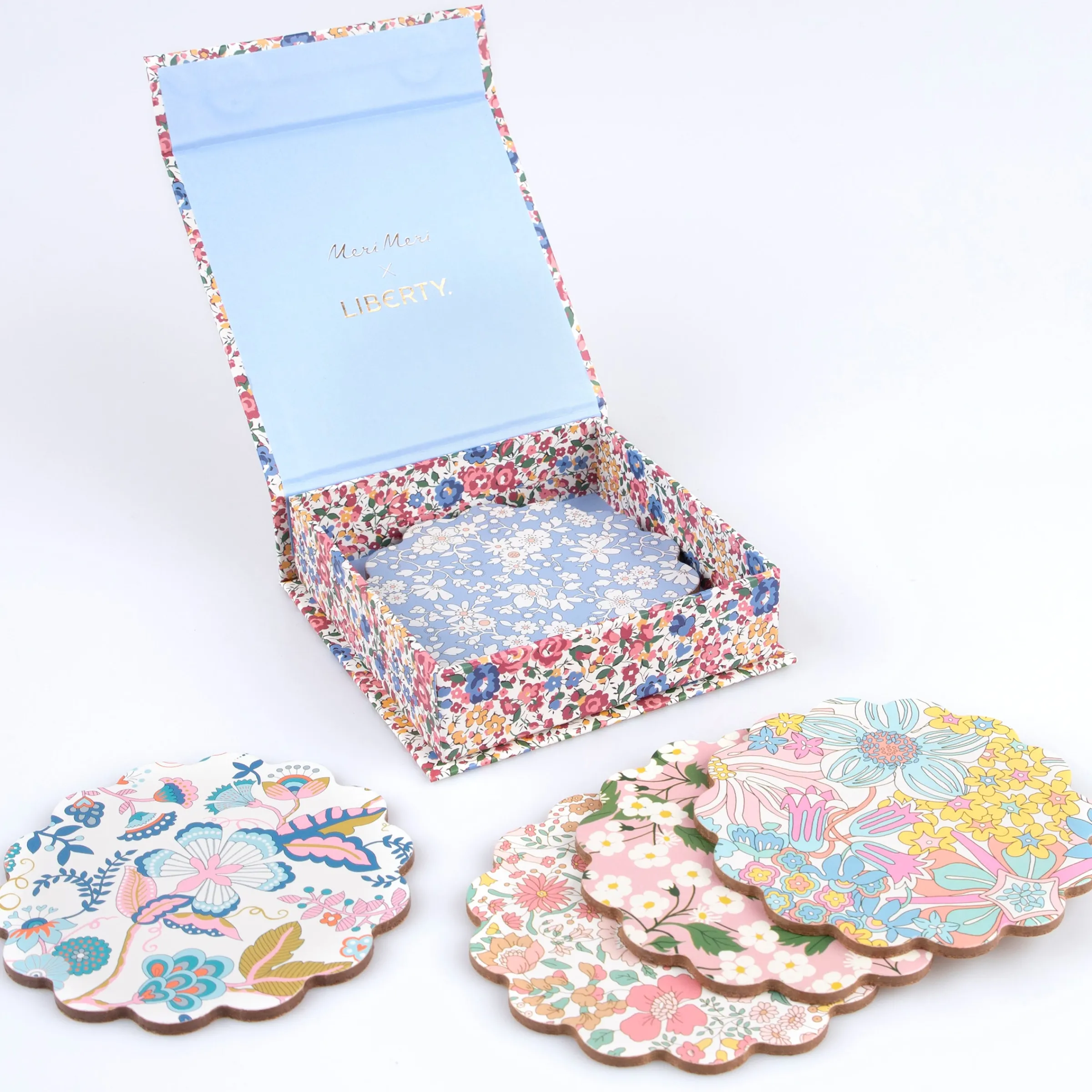 x Liberty Mixed Set Coasters (x 6)>Meri Meri Sale