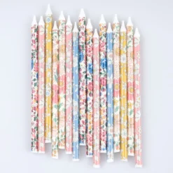 x Liberty Mixed Print Party Candles (x 16)><noscript><img width=