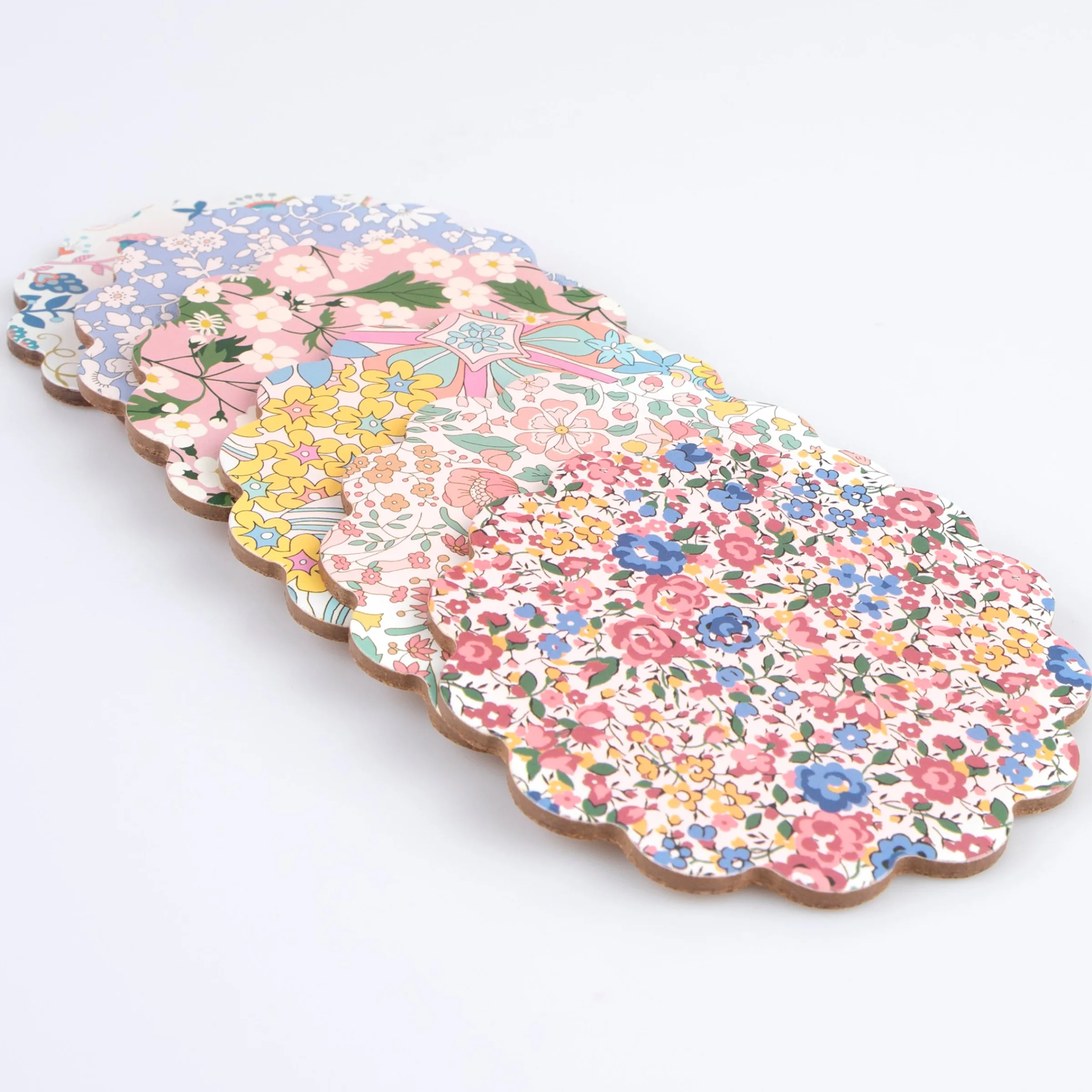 x Liberty Mixed Set Coasters (x 6)>Meri Meri Sale