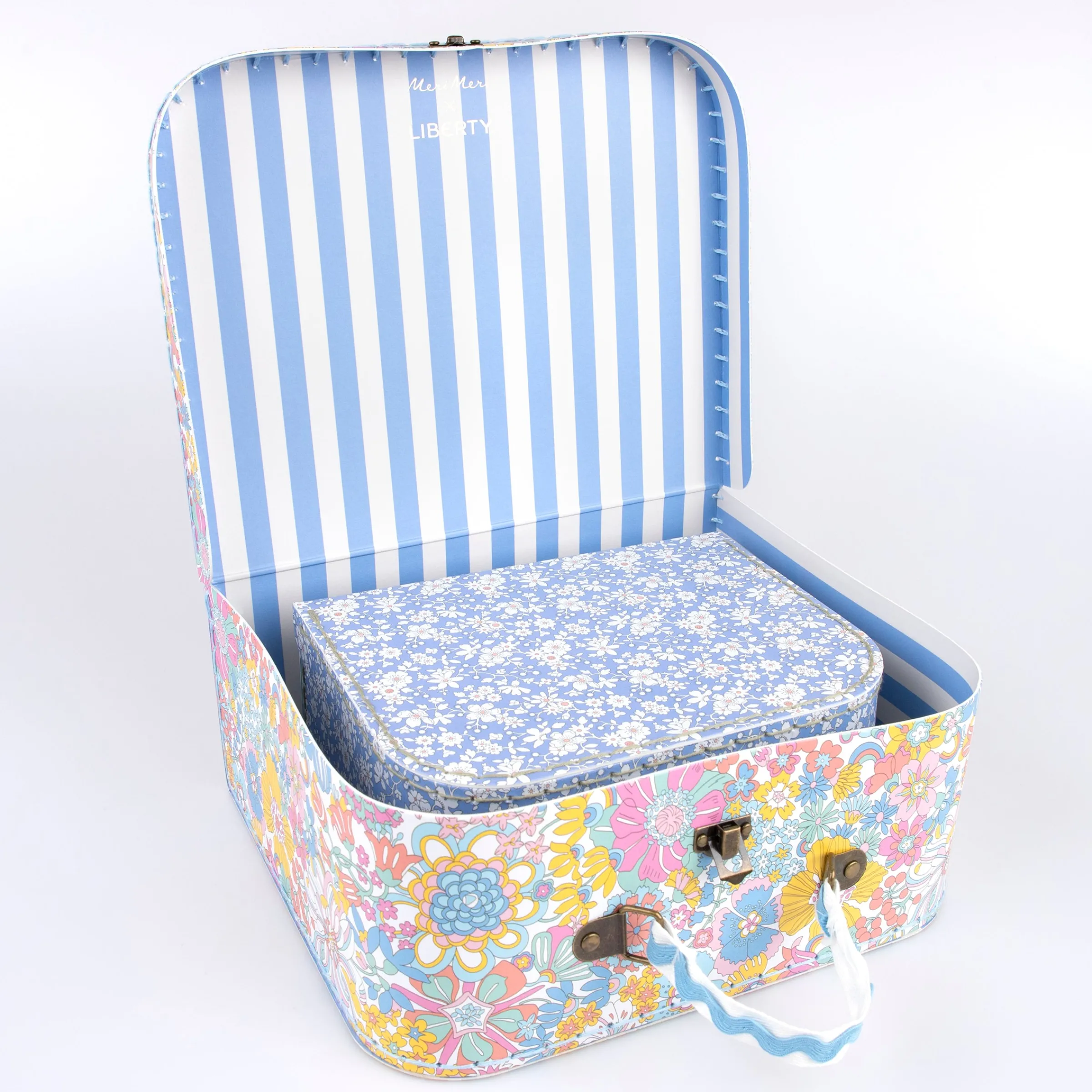 x Liberty Suitcases (x 2)>Meri Meri Fashion