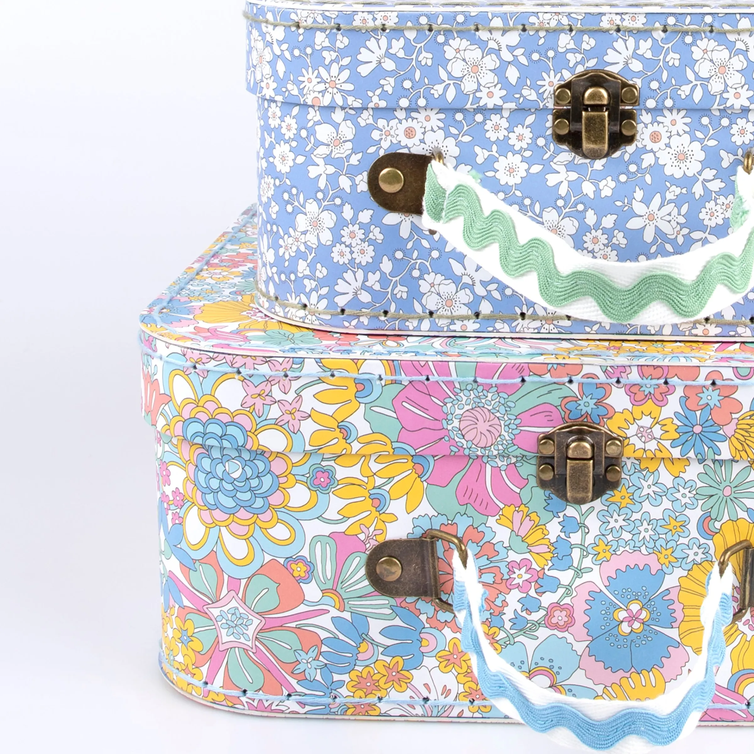 x Liberty Suitcases (x 2)>Meri Meri Fashion