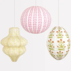 x Molly Mahon Hanging Lanterns (x 3)>Meri Meri Fashion