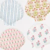 x Molly Mahon Reusable Shell Plates (x 4)>Meri Meri Outlet