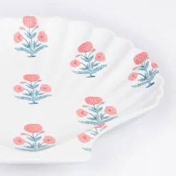 x Molly Mahon Reusable Shell Plates (x 4)>Meri Meri Outlet