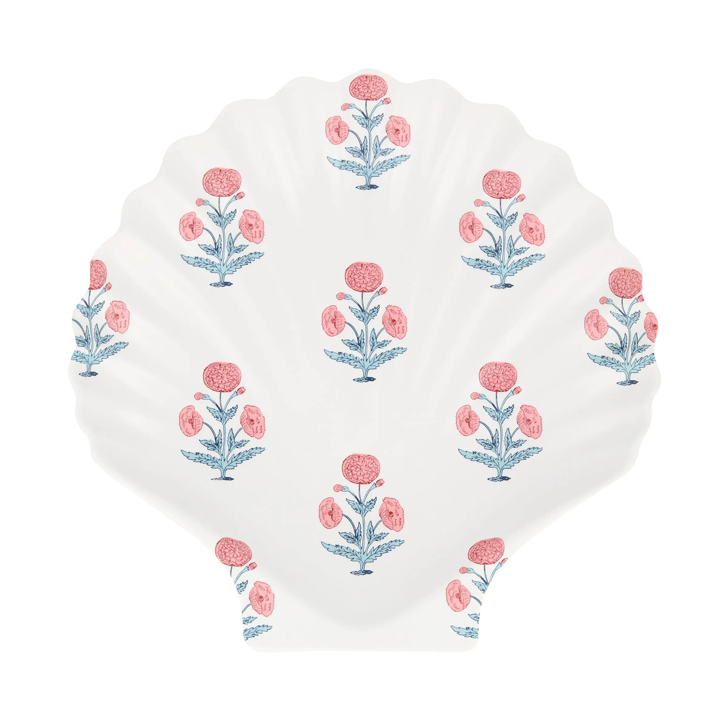 x Molly Mahon Reusable Shell Plates (x 4)>Meri Meri Outlet