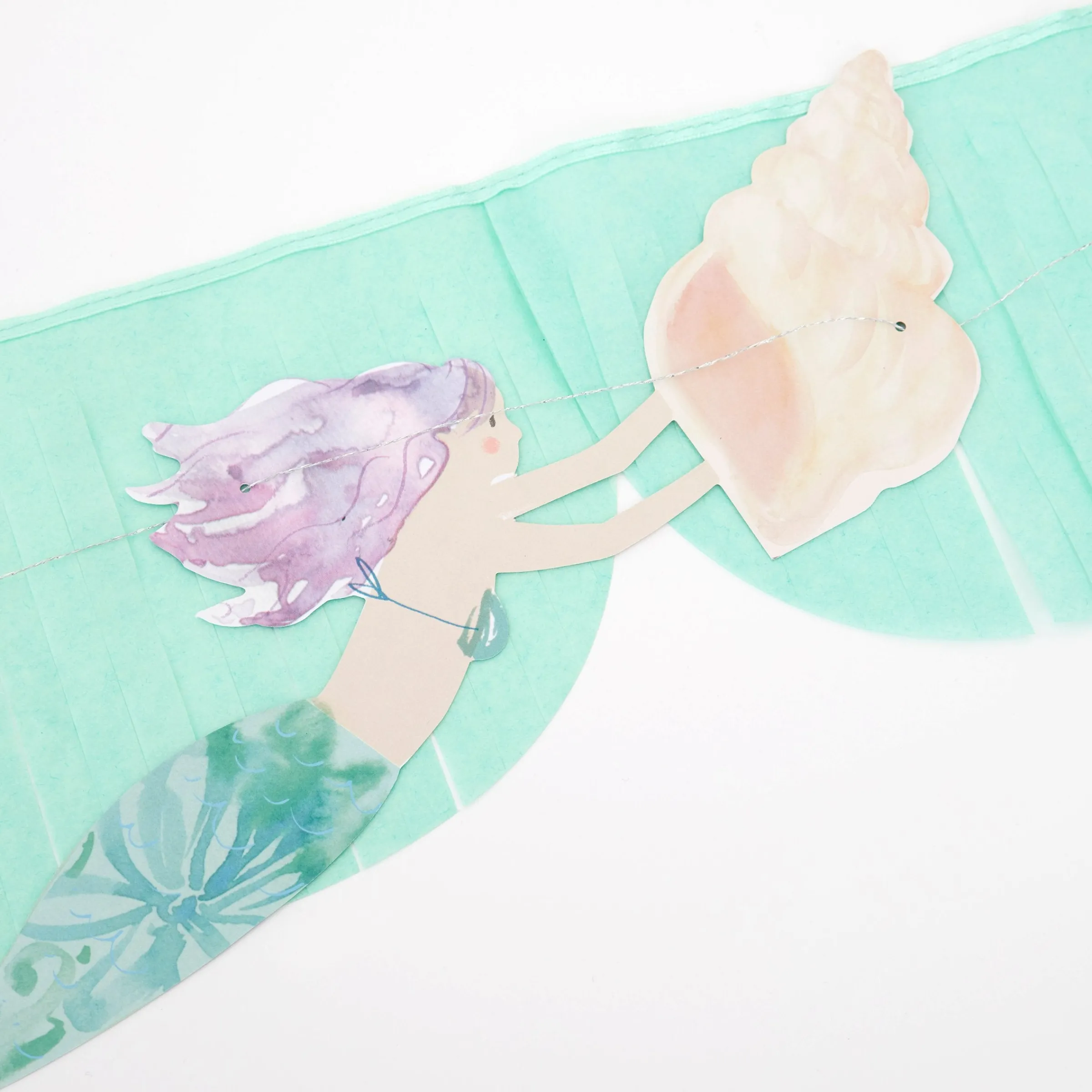 Mermaid Fringe Garland Set>Meri Meri Fashion