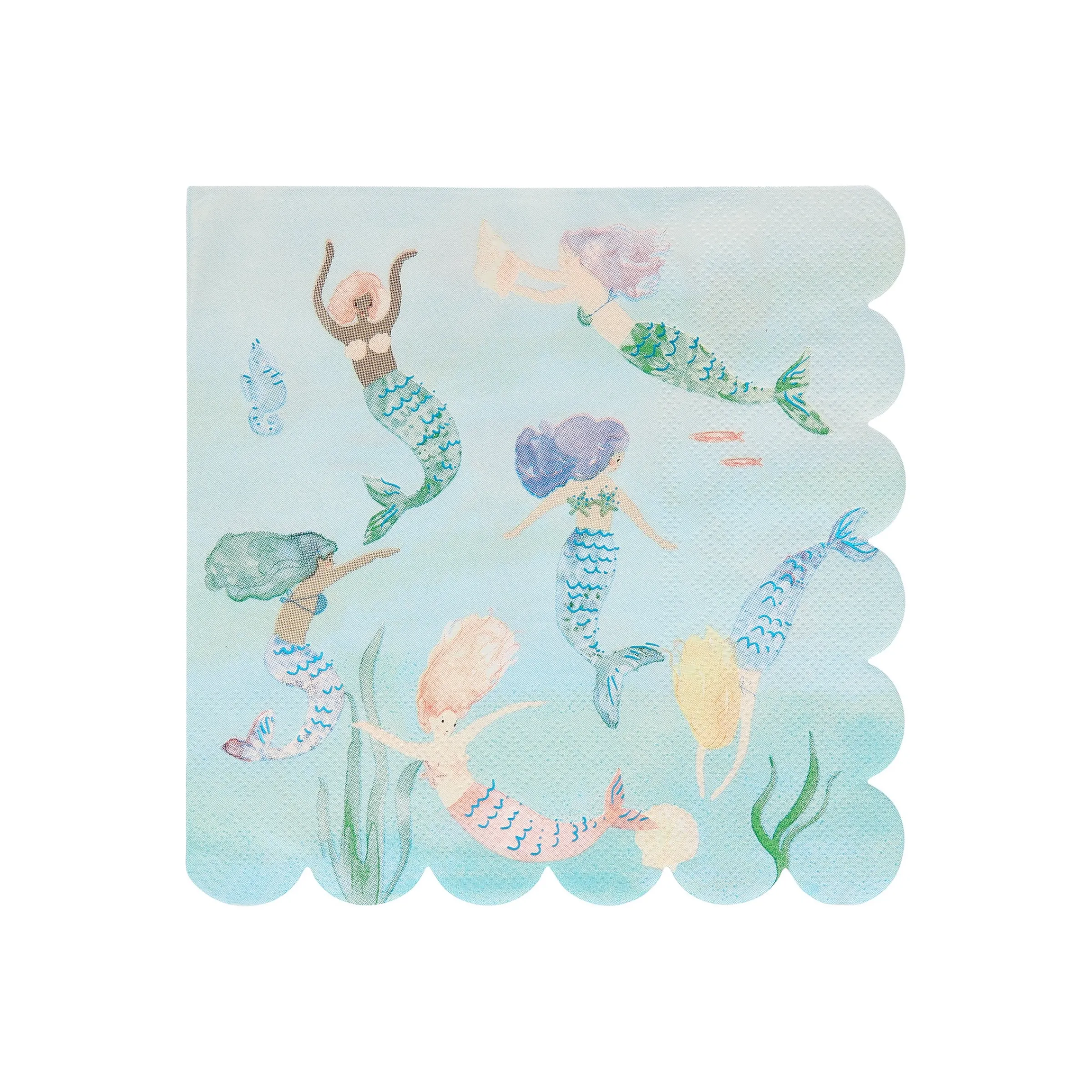 Mermaids Swimming Napkins (x 16)>Meri Meri Hot