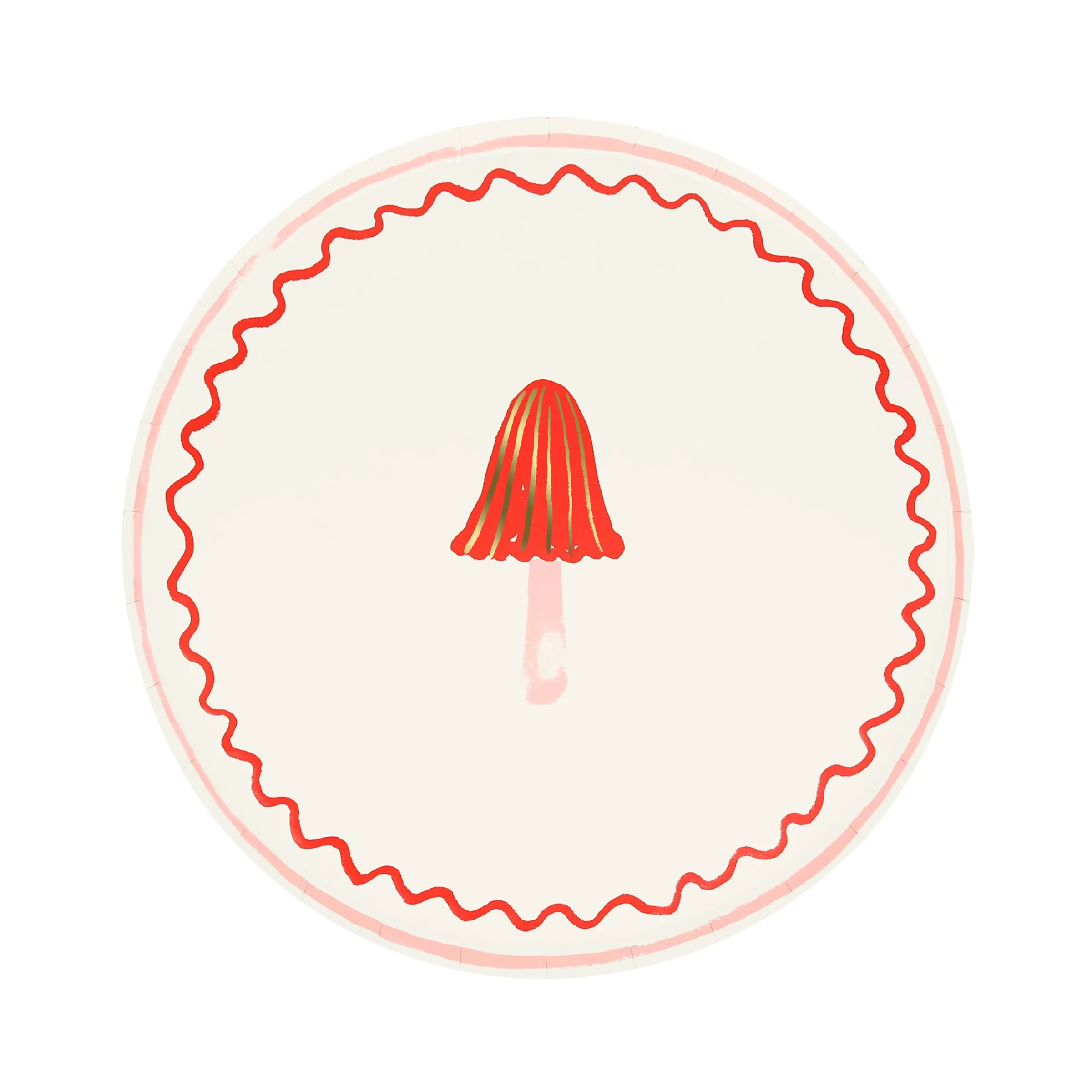 Merry Mushrooms Side Plates (x 8)>Meri Meri Hot