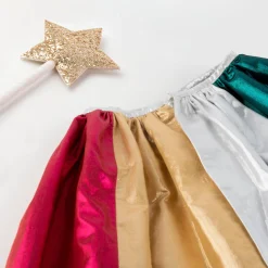Metallic Rainbow Cape & Wand><noscript><img width=