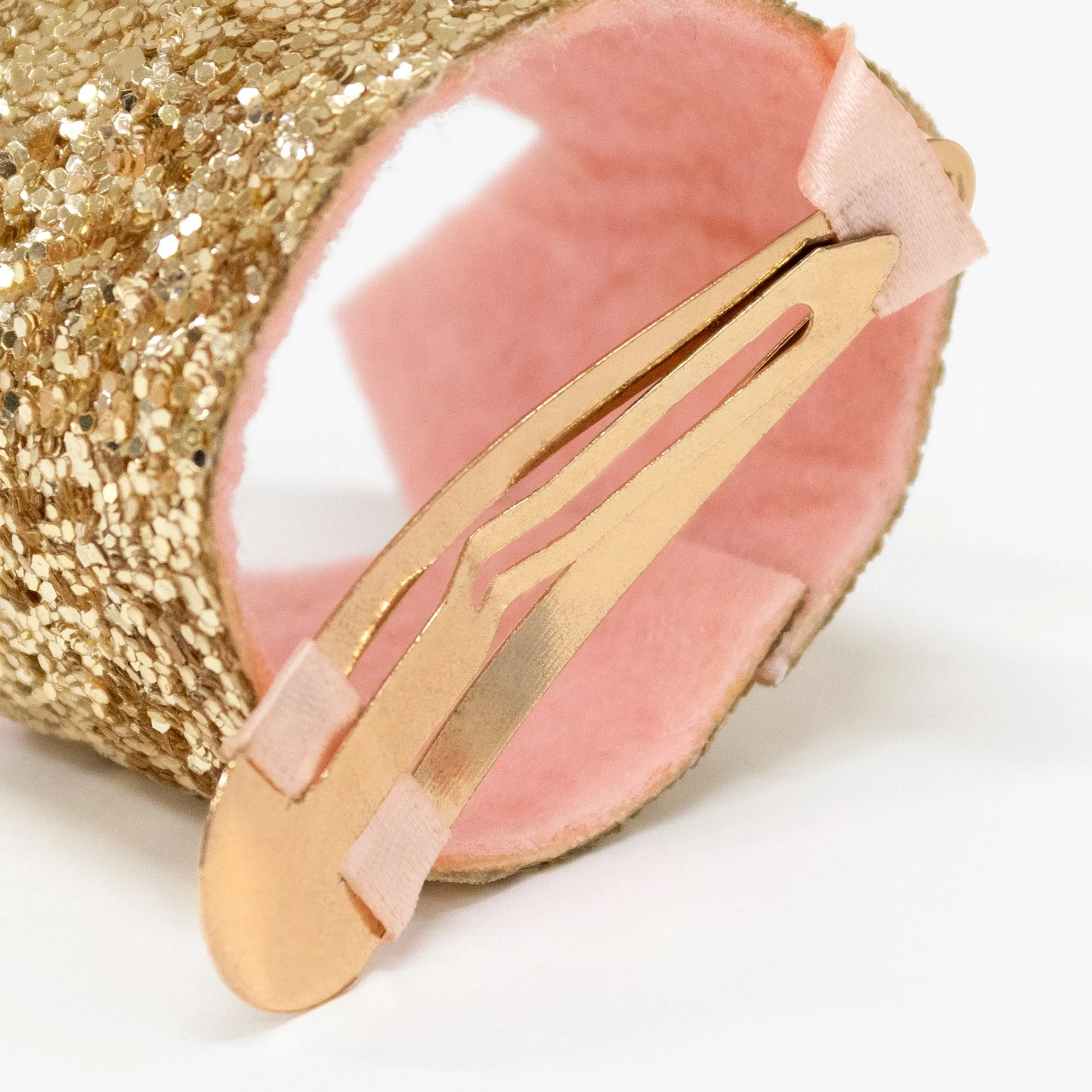 Mini Gold Glitter Crown Hair Clip>Meri Meri Best