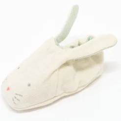 Mint Bunny Baby Booties><noscript><img data-lazyloaded=