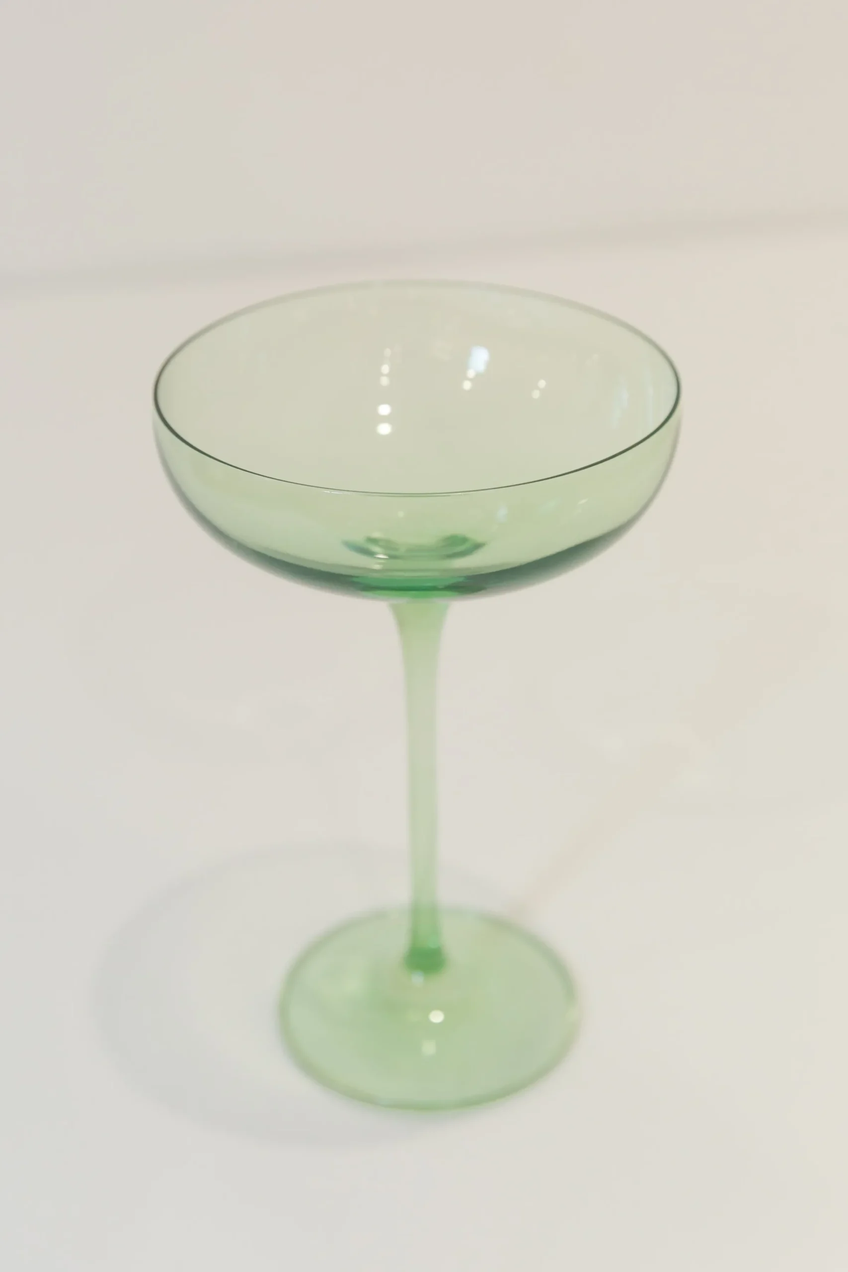 Mint Green Champagne Coupe Stemware (x 6)>Meri Meri Outlet