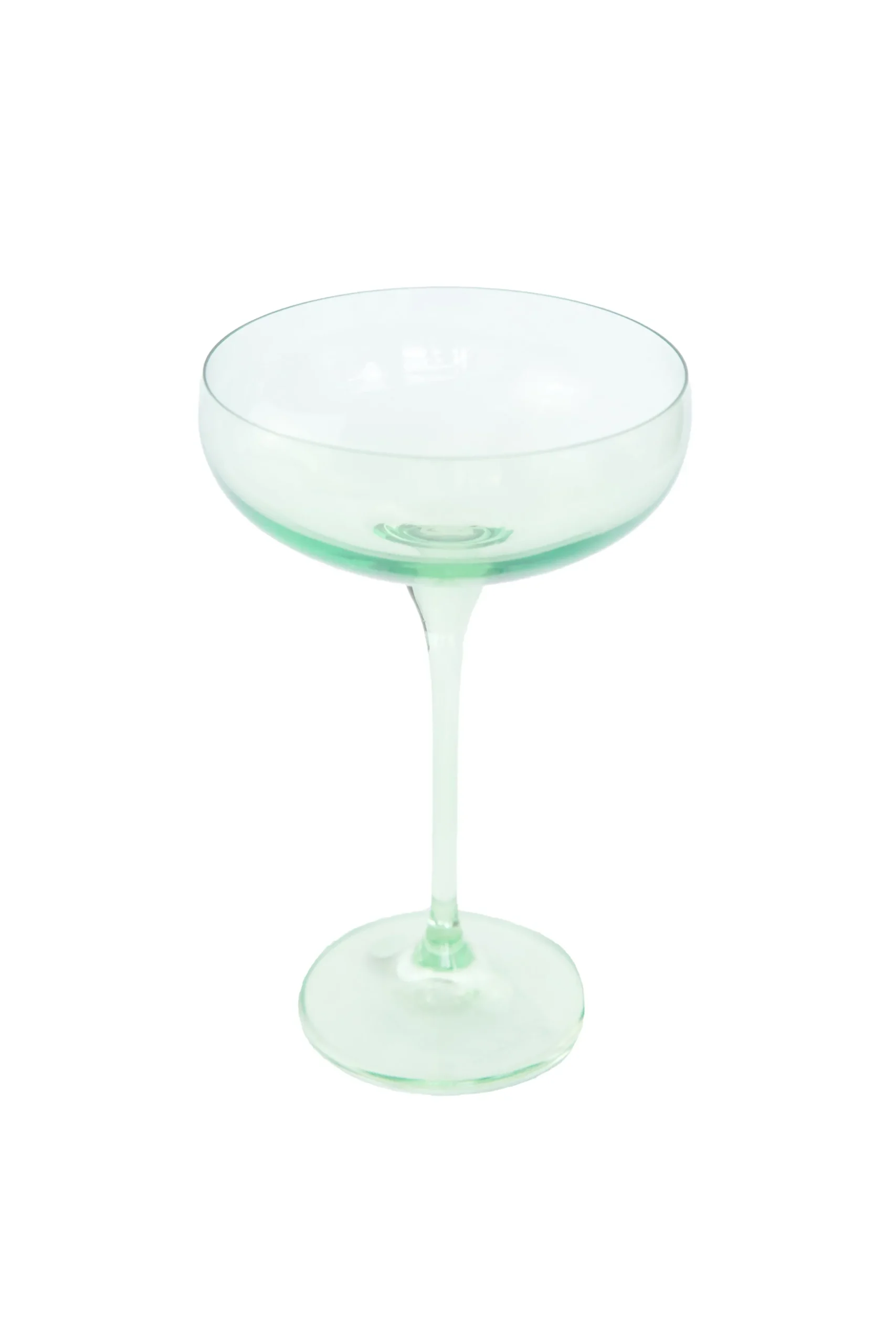Mint Green Champagne Coupe Stemware (x 6)>Meri Meri Outlet