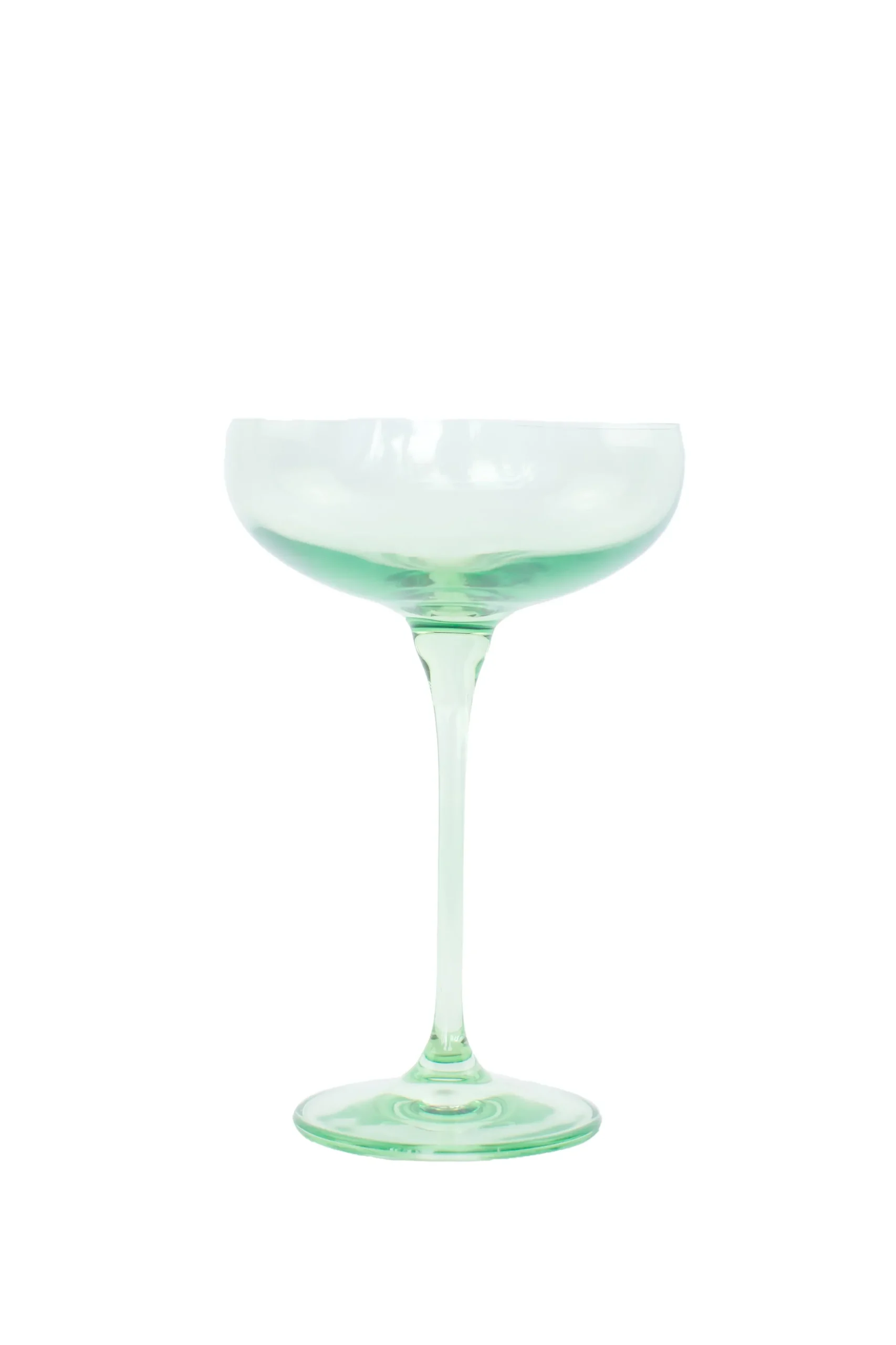 Mint Green Champagne Coupe Stemware (x 6)>Meri Meri Outlet