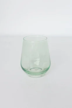 Mint Green Stemless Wine Glasses ( x 6)><noscript><img width=