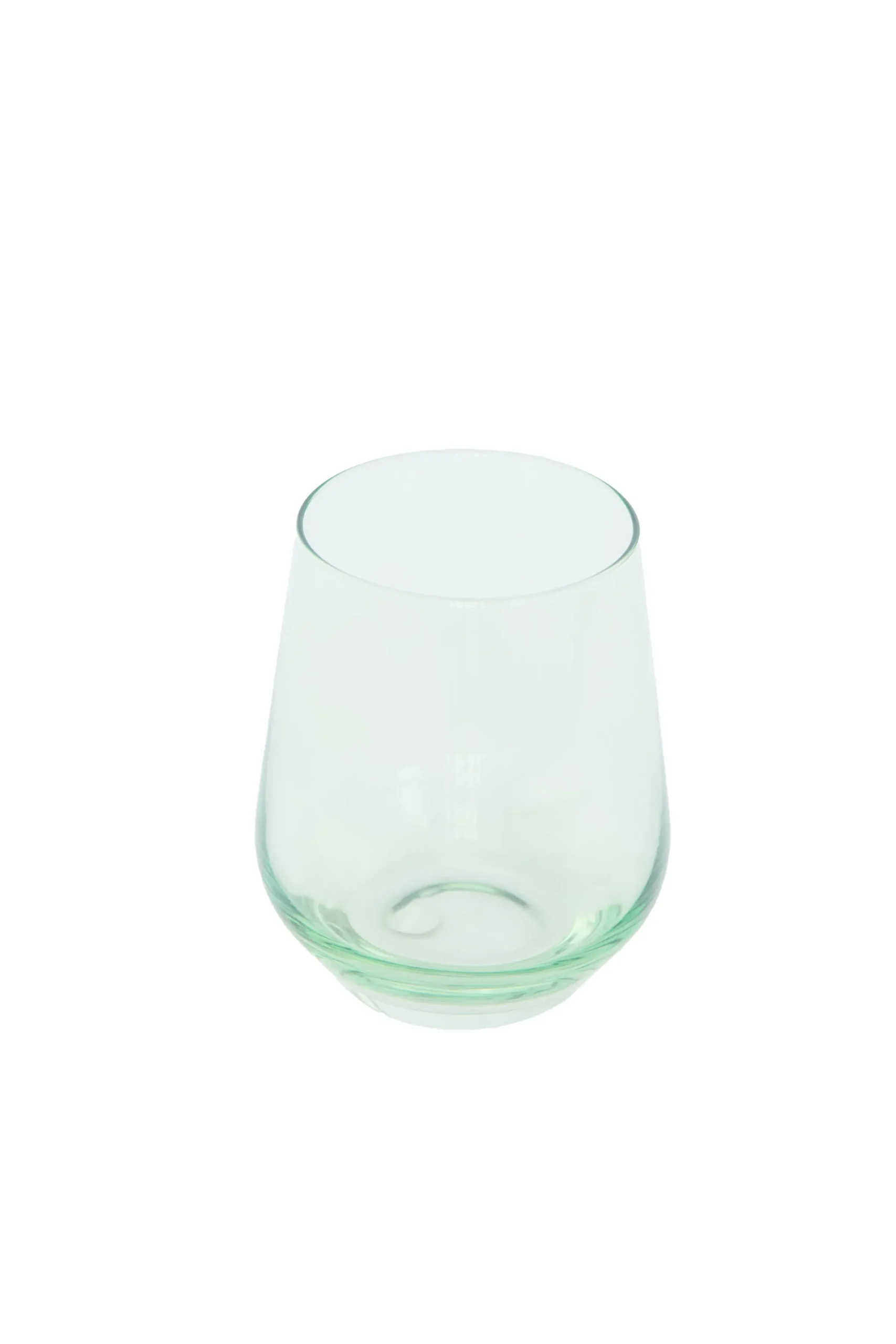 Mint Green Stemless Wine Glasses ( x 6)>Meri Meri New