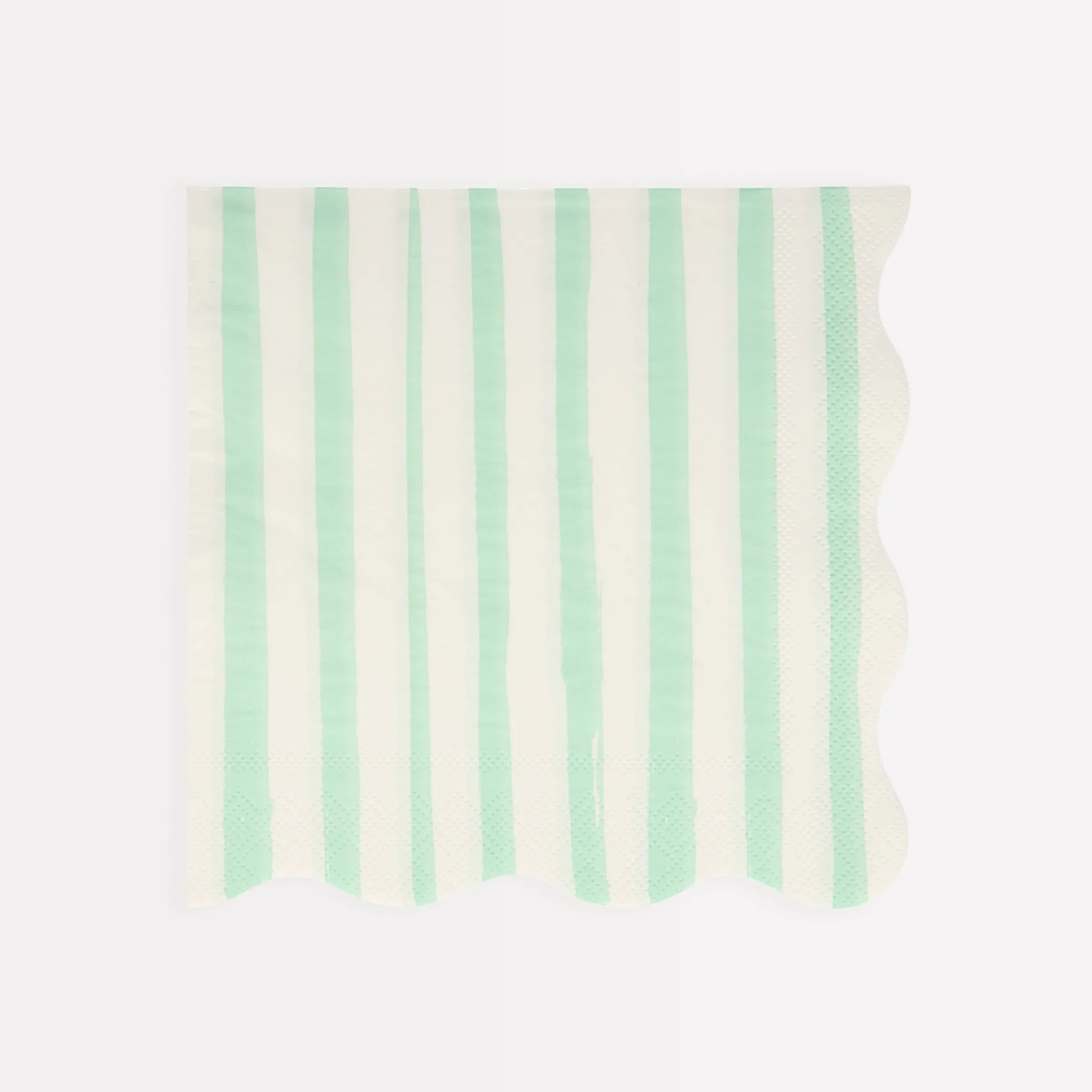 Mint Stripe Large Napkins (x 16)>Meri Meri Online