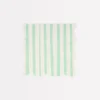 Mint Stripe Small Napkins (x 16)>Meri Meri Sale