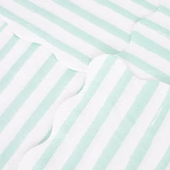 Mint Stripe Small Napkins (x 16)><noscript><img width=