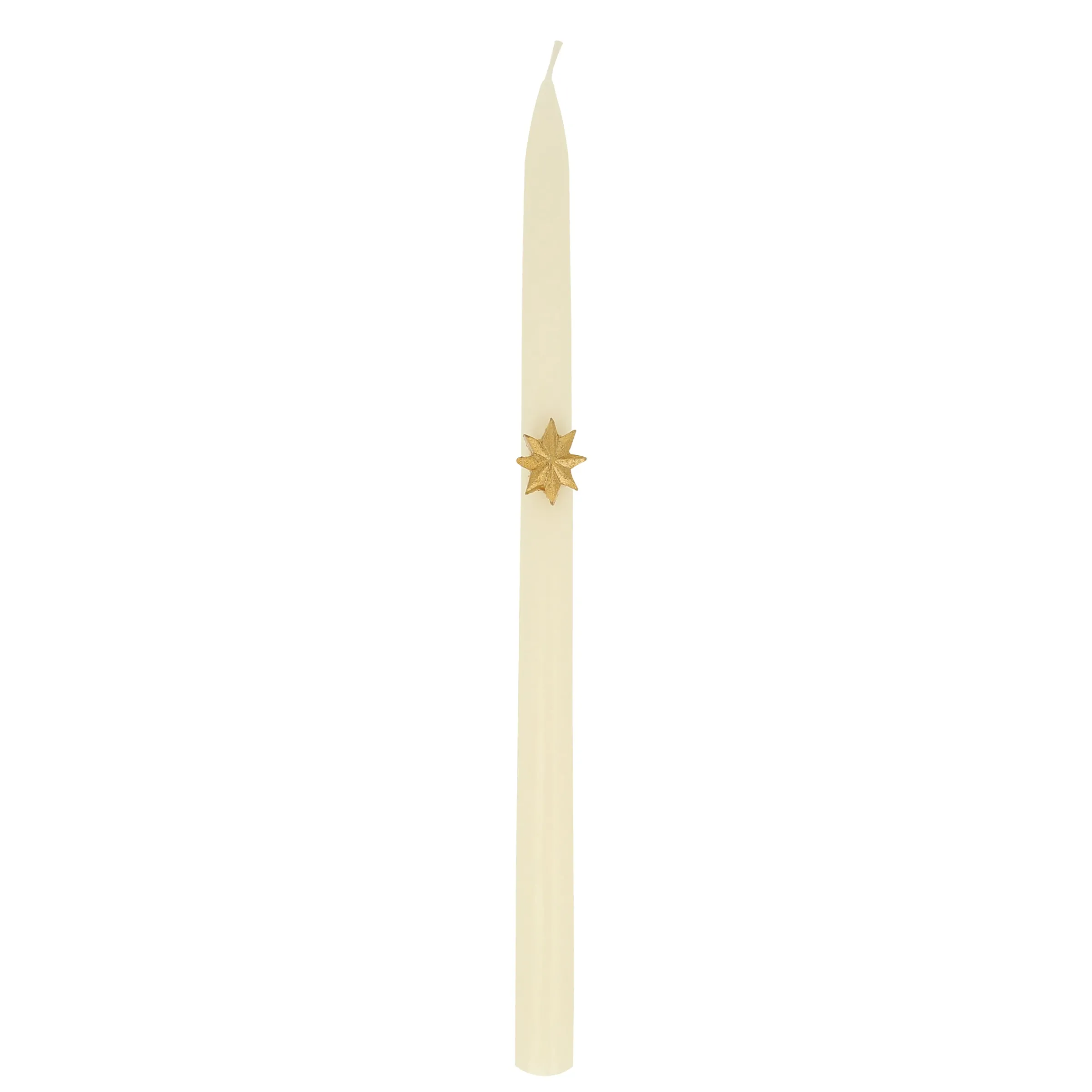 Mixed Gold Star Taper Candles (x 6)>Meri Meri Online