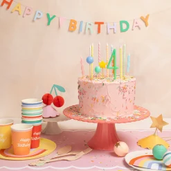 Mixed Happy Birthday Cups (x 8)>Meri Meri Best