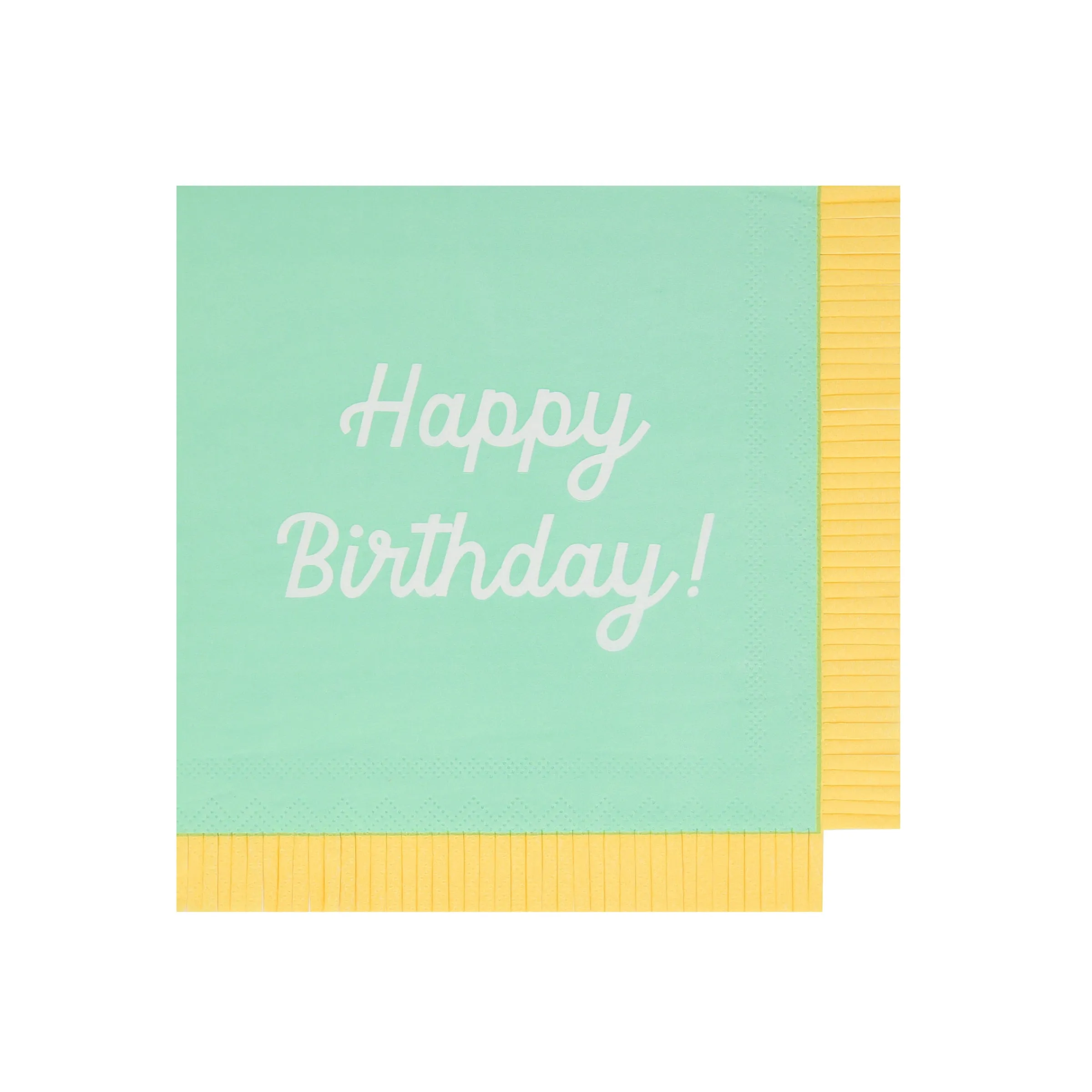 Mixed Happy Birthday Large Napkins (x 16)>Meri Meri Outlet
