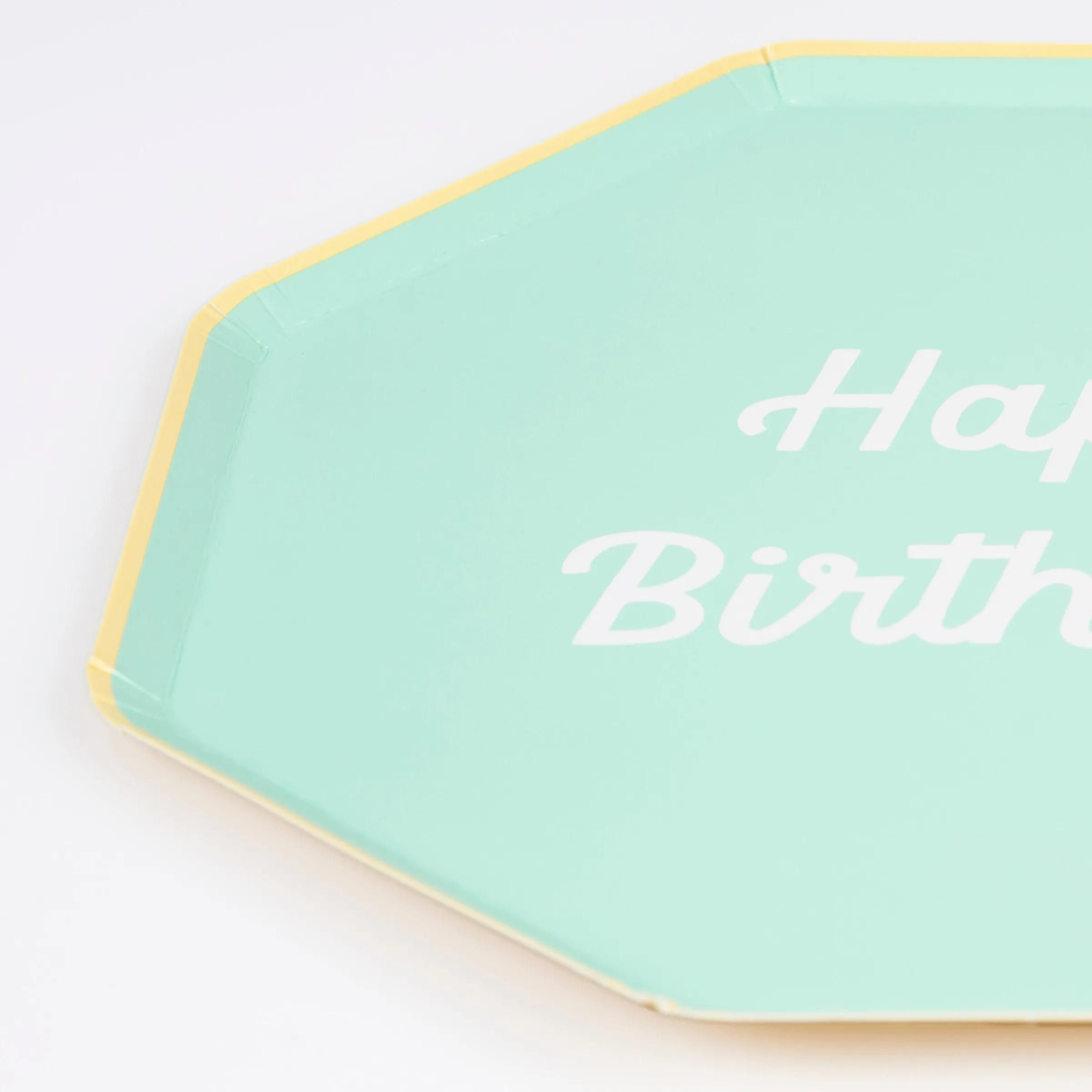 Mixed Happy Birthday Side Plates (x 8)>Meri Meri New