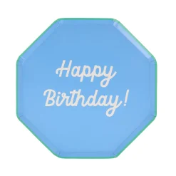 Mixed Happy Birthday Side Plates (x 8)><noscript><img width=