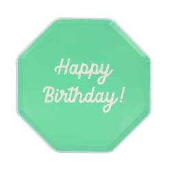 Mixed Happy Birthday Side Plates (x 8)><noscript><img width=