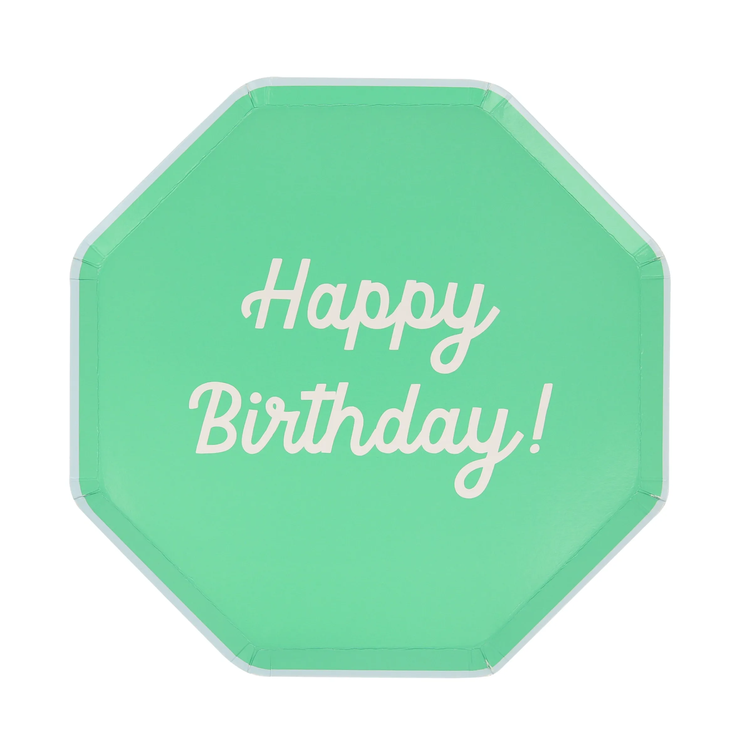 Mixed Happy Birthday Side Plates (x 8)>Meri Meri New