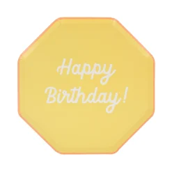 Mixed Happy Birthday Side Plates (x 8)><noscript><img width=