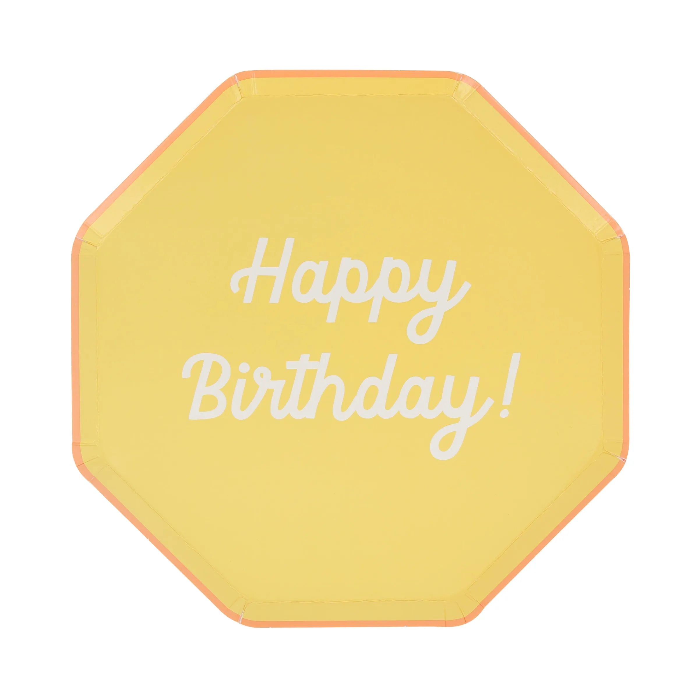 Mixed Happy Birthday Side Plates (x 8)>Meri Meri New