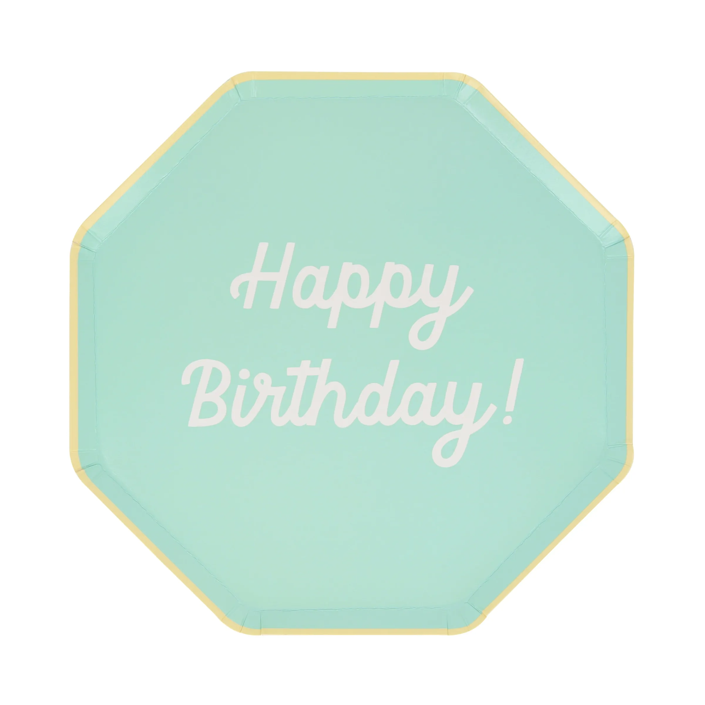 Mixed Happy Birthday Side Plates (x 8)>Meri Meri New