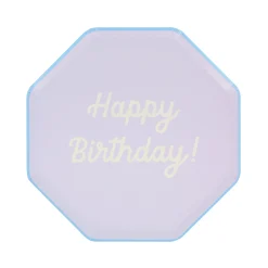 Mixed Happy Birthday Side Plates (x 8)><noscript><img width=
