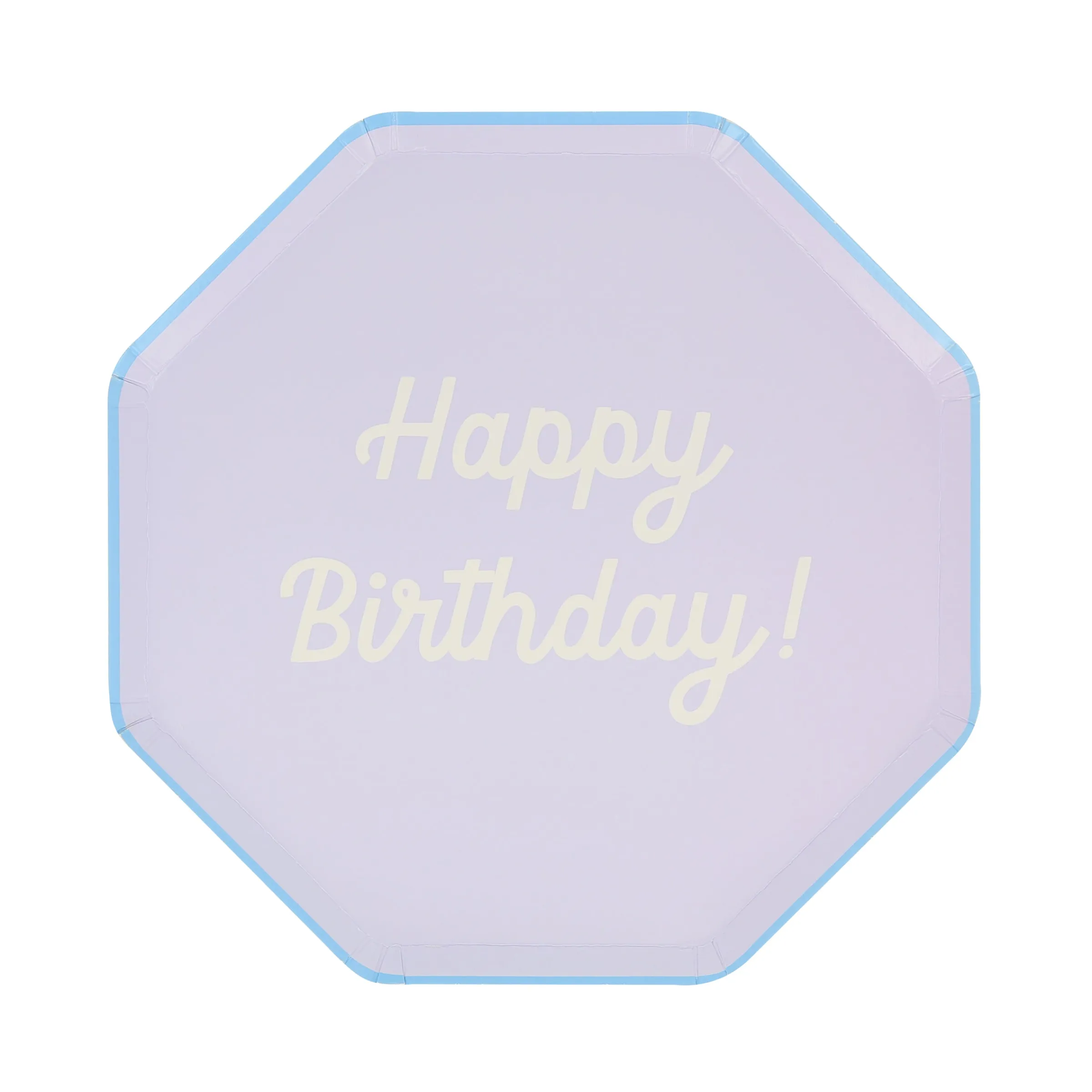 Mixed Happy Birthday Side Plates (x 8)>Meri Meri New