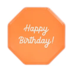 Mixed Happy Birthday Side Plates (x 8)><noscript><img width=