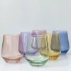 Mixed Pastels Stemless Wine Glasses ( x 6)>Meri Meri Fashion