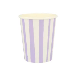 Mixed Stripe Cups (x 8)><noscript><img width=