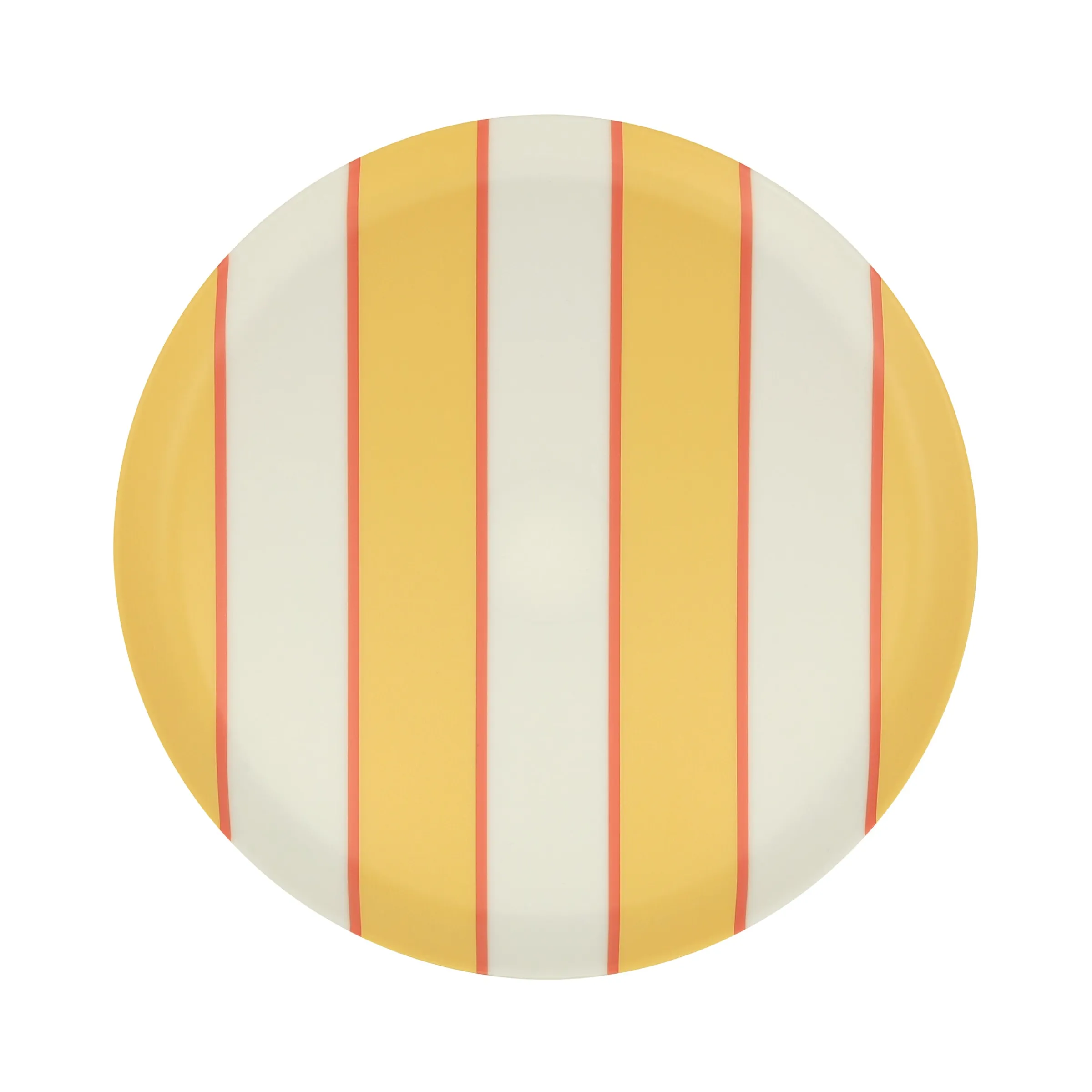 Mixed Stripe Reusable Small Plates (x 6)>Meri Meri New