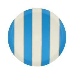 Mixed Stripe Reusable Small Plates (x 6)><noscript><img width=