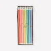 Mixed Striped Candles (x 16)>Meri Meri Outlet