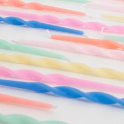 Mixed Twisted Long Candles (x 16)><noscript><img width=