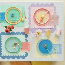 Mixed Wavy Line Cups (x 8)><noscript><img width=
